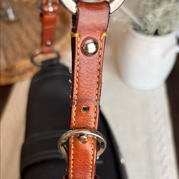 Vintage Coach Chelsea Black Pebbled Leather Shoulder - Picture 5 of 15